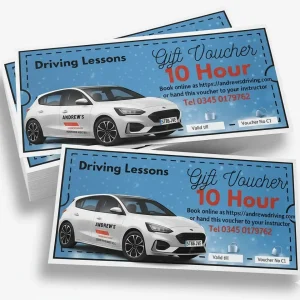 Christmas Driving Lesson Gift Vouchers